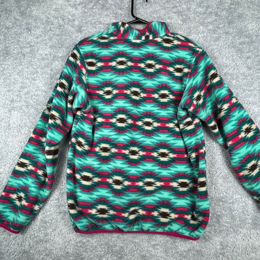 Patagonia Synchilla Fleece Pullover Women's Medium Southwestern Aztec Print Hike - Picture 5 of 8